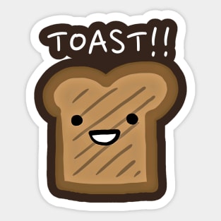 Toast!! Sticker